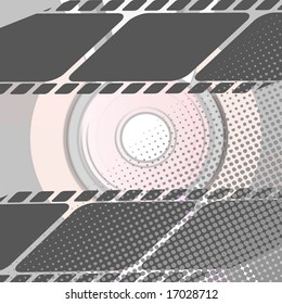 Film-CD-Halftone-Background