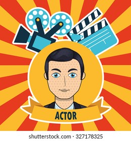filmed entertainment design, vector illustration eps10 graphic 