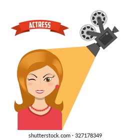 filmed entertainment design, vector illustration eps10 graphic 
