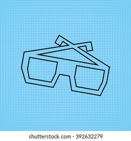 filmed entertainment icon design, vector illustration eps10 graphic 