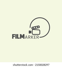 Filmmaker logos. logos for companies in the world of cinema, or in the world of videography