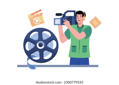 Filmmaker Shoots A Short Film To Submit To A Festival