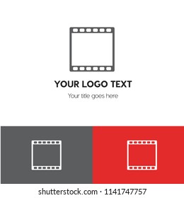 Film,movie,retro logo template. Logo branding for your new corporate company. File can be use vector eps and image jpg formats