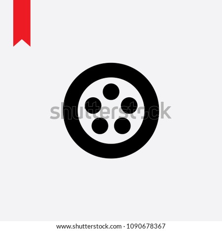 Filmreel vector icon