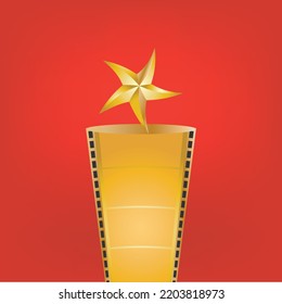Films and cinema symbol TROPHY