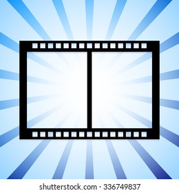 Filmstrip, film tape vector