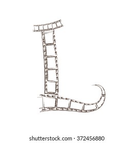 Filmstrip font