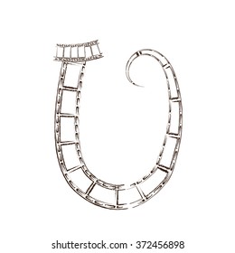 Filmstrip font
