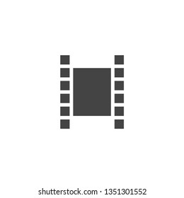 Filmstrip graphic design template vector isolated illustration
