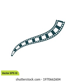 filmstrip icon movie symbol vector illustration simple design element