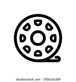 Filmstrip icon. Vector illustration. trendy flat style isolated