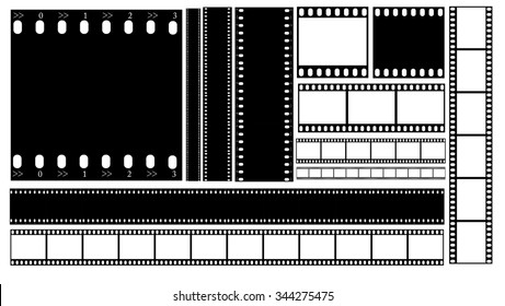 Filmstrip illustration vector