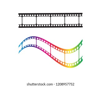  filmstrip Logo Template vector illustration design