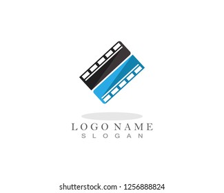 filmstrip Logo Template vector illustration design