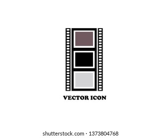 filmstrip Logo Template vector illustration design - Vector
