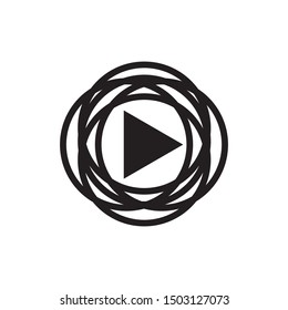 filmstrip Logo Template vector illustration design