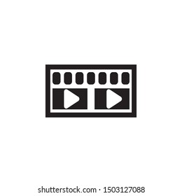 filmstrip Logo Template vector illustration design