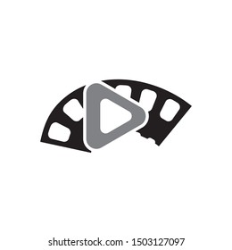filmstrip Logo Template vector illustration design