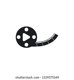 filmstrip Logo Template vector illustration design