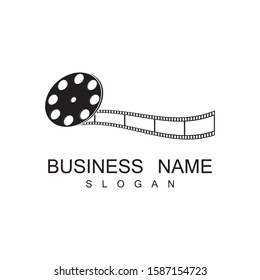  filmstrip Logo Template vector illustration design