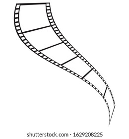 filmstrip Logo Template vector illustration design