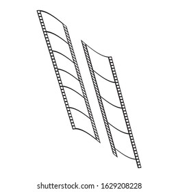 filmstrip Logo Template vector illustration design