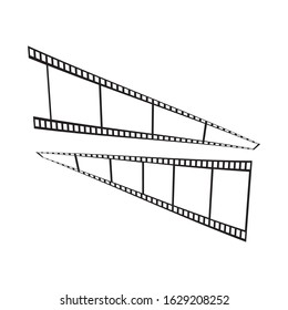 filmstrip Logo Template vector illustration design