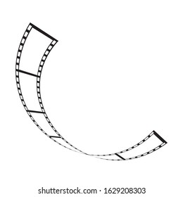 filmstrip Logo Template vector illustration design