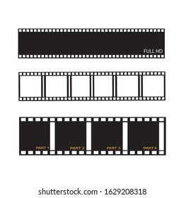 filmstrip Logo Template vector illustration design