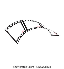 filmstrip Logo Template vector illustration design