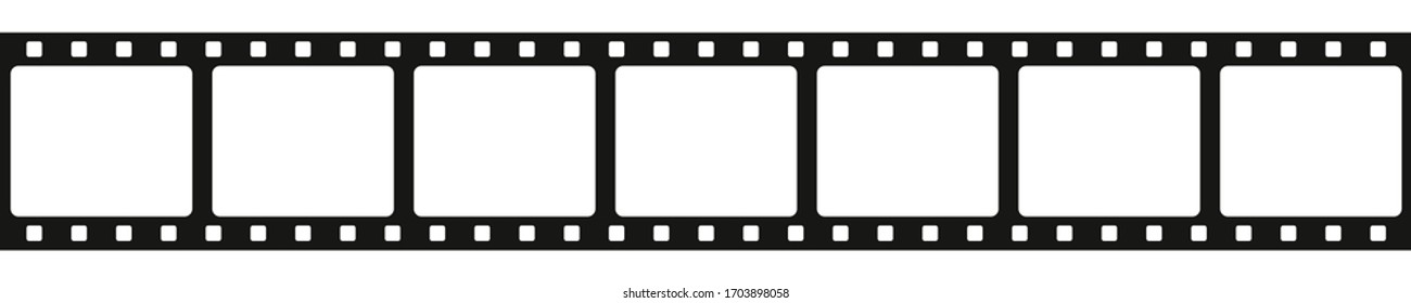 Filmstrip Logo Template Vector Illustration Design