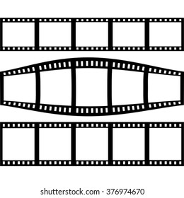 Filmstrip Set With Three Different Versions of Film