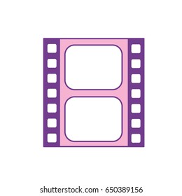 filmstrip to studio scene in projection