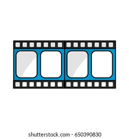 filmstrip to studio scene in projection