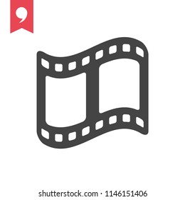 Filmstrip vector icon