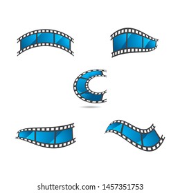 Filmstrip vector icon illustration design
