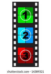 Filmstrip vector illustration