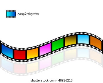 filmstrip vector illustration