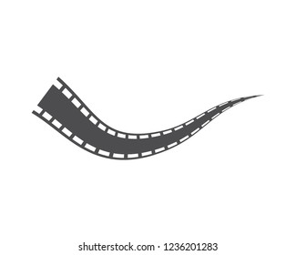 filmstrip vector template illustration design