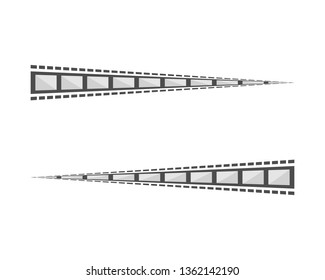 filmstrip vector template illustration design