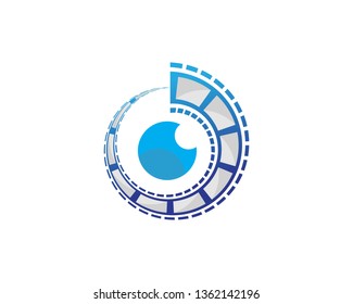 filmstrip vector template illustration design