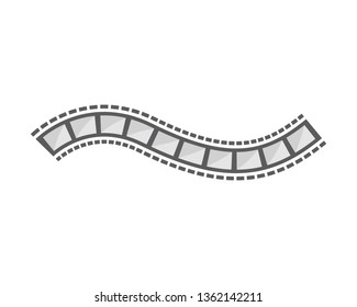 filmstrip vector template illustration design