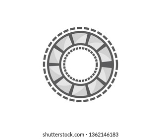 filmstrip vector template illustration design