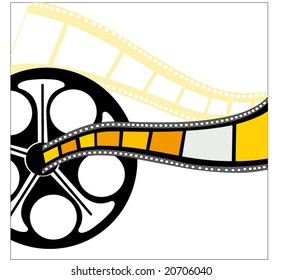 filmstrip (yellow piece behind is cut out so you can see through)