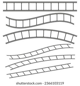 Filmstrips for photography concept. Vector illustration. EPS 10.