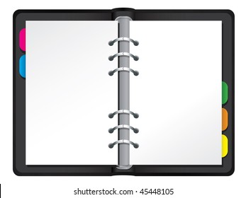 Filofax vector illustration