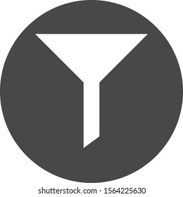 Filte icon isolated on background
 