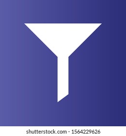 Filte icon isolated on background
 