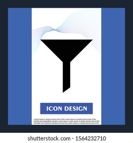 Filte icon isolated on background
 