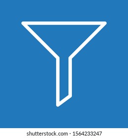 Filte icon isolated on background
 